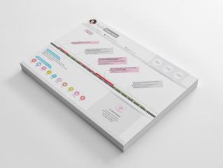 Resume Template Spring Stream View 1