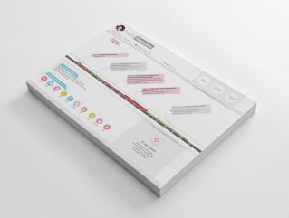 Resume Template Spring Stream View 1