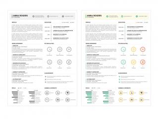 Resume Template Flourish View 1