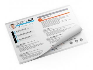 Resume Template Be Square View 1