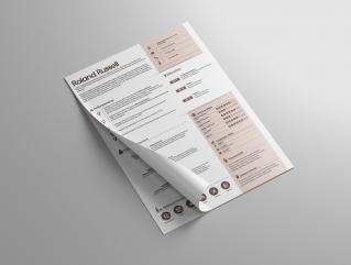 Resume Template Titan View 1