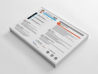 Resume Template Be Square View 1