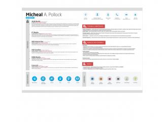 Resume Template Orient View 1