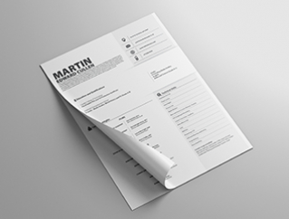 Resume Template Outliner View 1