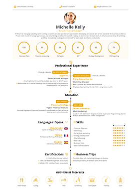 Resume Builder Timeline Resume Builder View 1